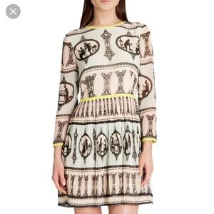 Ted Baker printed fit and flare dress